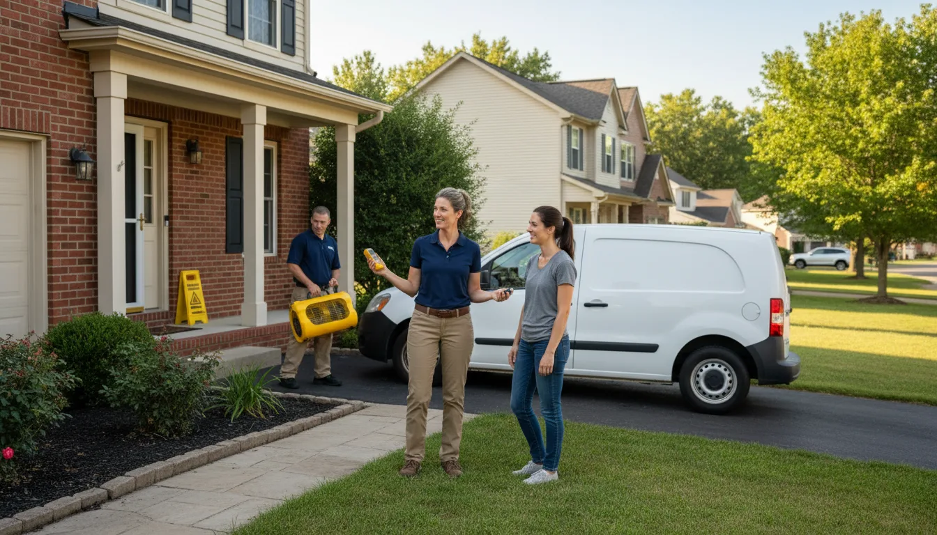 Water restoration image for Fire And Smoke Damage Restoration in Middletown, MO
